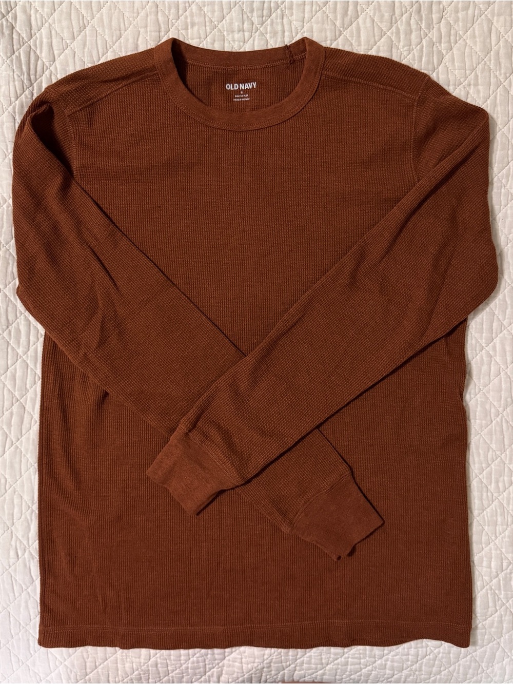Old Navy Men's Long Sleeve Thermal — Chestnut